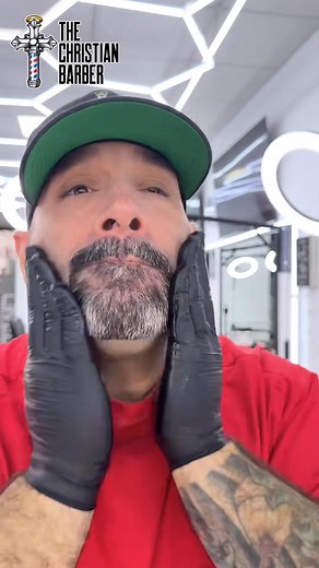 3.4K views · 24 reactions | ASMR beard shave. Kept the goatee and Elvis sideburns. Watch my wife and son react to the new face ❤️ . . . . . . . . The Christian Barber • Best Beard Barber • Beard Barber • Best Be~-002 | Yadillo | Facebook