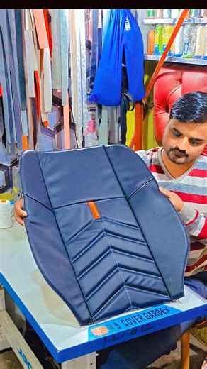 Scorpio Seat Cover Joint Stitching Tutorial | Fast Stitching Work | Professional Seat Cover Design