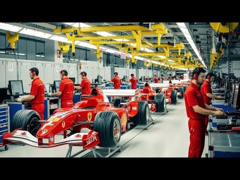 Ferrari F2004 Build Process: Exclusive Look Inside Modern Ferrari Factory 🏎️💨