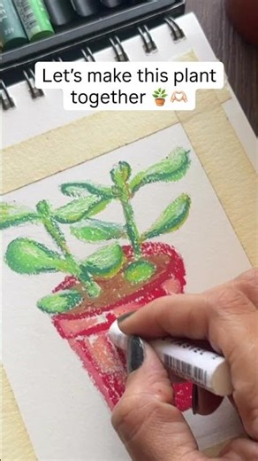 Wait till the end… this plant turns aesthetic 🌿✨ #Shorts #aestheticart #diy