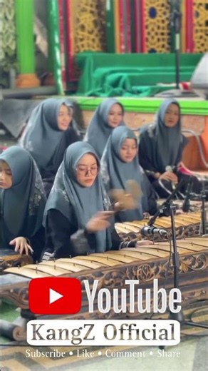 MASYA ALLAH‼️Santriwati Ini Main Gamelan untuk Sholawat dengan Sangat Keren 🫰🤩