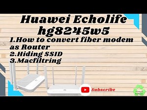 How to program Huawei fiber modem as router simple steps
