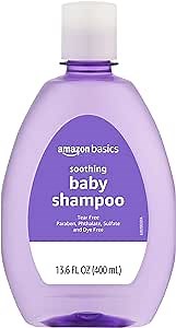 Amazon Basics Baby Shampoo, Lavender & Chamomile Scented, 13.60 Fl Oz (Pack of 1)