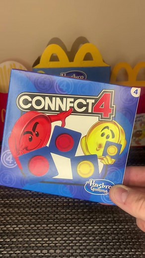 Hasbro Connect 4 Happy Meal Toy Unboxing