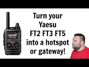 How to turn your Yaesu FT2 FT3 FT5 into a Hotspot or gateway! Step by Step Guide! Ofcom proposal.