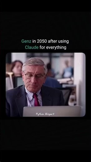 Gen Z in 2050 After Using AI for Everything 💀🤖 #developer #coding #programming #ai #genz #codinglife