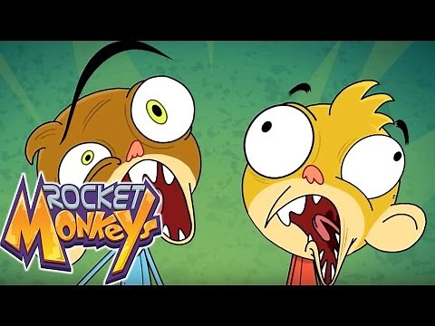 Rocket Monkeys | DOCTOR IS OUT - DESTROY ALL BANANAS | Rocket Monkeys Full Episode Cartoons For Kids