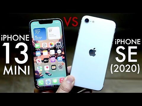 iPhone 13 Mini Vs iPhone SE (2020)! (Comparison) (Review)