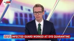 11K views · 60 reactions | A security guard who worked the quarantine at Sydney’s Marriott Circular Quay was infected with COVID-19. | Sky News Australia | Facebook