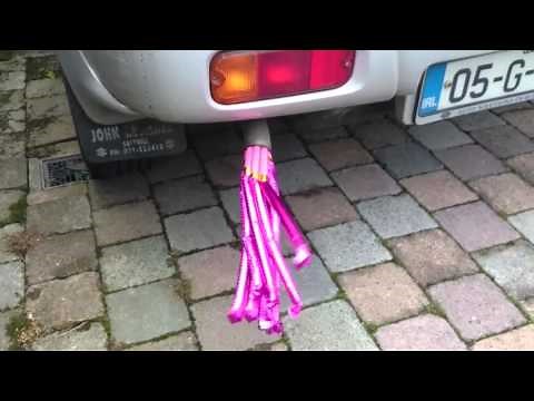Party whistles in car exhaust! || Viral Video UK