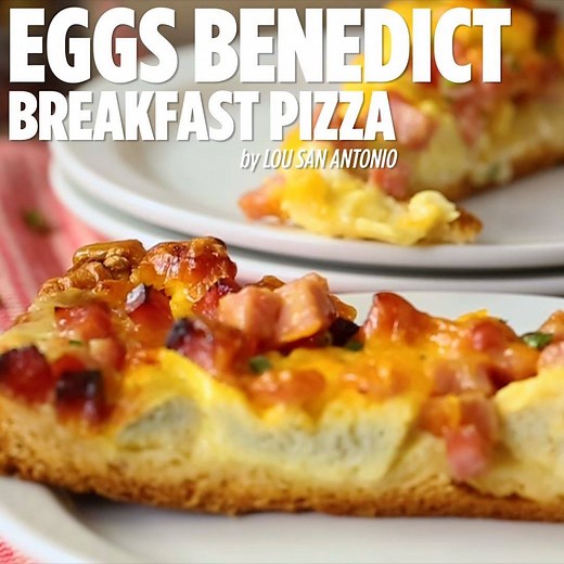 If you need a reason to get out of bed in the morning, these breakfast recipes are your answer! Get the Eggs Benedict Breakfast Pizza recipe here: https://trib.al/5R15tY8 | Allrecipes