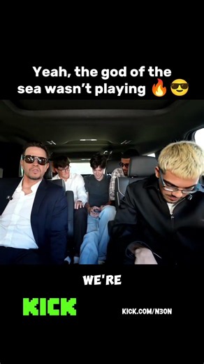 Yeah, the god of the sea wasn’t playing 🔥😎 #kick #fyp #n3on