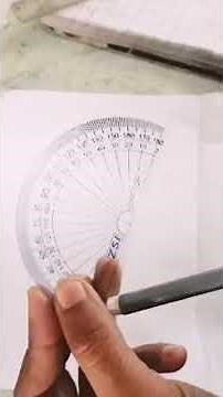 Easy method to draw angles of 180°, 240° and 300°| best use of protractor.