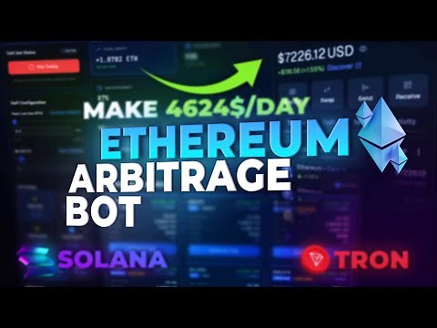 NEW | AI Crypto Arbitrage Trading BOT on Ethereum/Tron/Solana! Live Trading + Full Guide (2025)