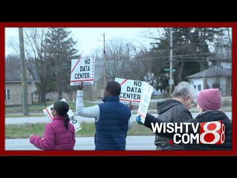 Residents in Decatur Township protest proposed data center, citing pollution and noise concerns
