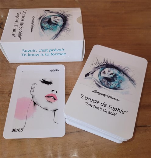 Carte Oracle Francais-anglais L'oracle De Sophie - Etsy