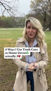 4 Ways I Use Trash Cans for Home Decor♻️ actually 5! Lots of questions about my trash can upcycles here are some of my faves! ♥️ ##planters ##TRASHCANS ##trashcanhack ##fruit ##trashcan ##minitrashcan ##upcycleideas ##hack ##homehacks | Sarah Teresinski