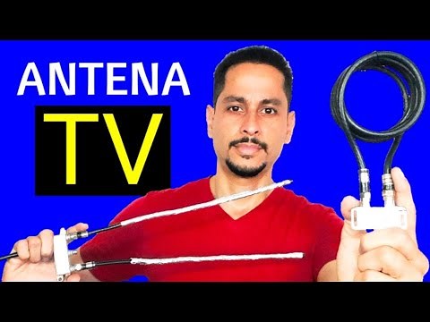 Antena casera para tv, RECIBE TODOS LOS CANALES TV GRATIS, Ya no pagues cable ...!!!