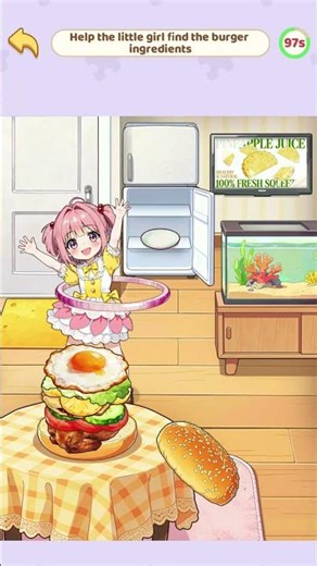 Brain Crush Blush Puzzle Level 4 Yummy Burger