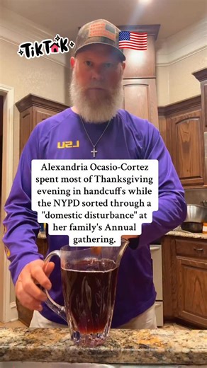Alexandria Ocasio-Cortez spent most of Thanksgiving evening in handcuffs while the NYPD sorted through a “domestic disturbance” at her family’s Annual gathering. #fyp #youmatter #insta #tiktok #all #meta #trump #fypシ #usa #news #goviral | William C Ellis