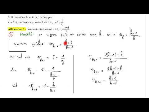 Suites : Exercice sur les suites : recherche de limites, 7 vrai/faux à argumenter.