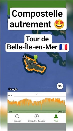 Tour de Belle-Île-en-Mer Trek Vlog sur le chemin de Lionel de #compostelle #shorts #bretagne #rando
