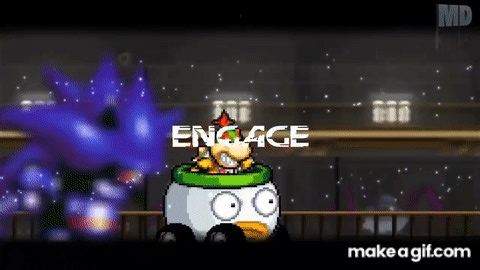 One Minute Melee - Mecha Sonic VS Bowser Jr on Make a GIF