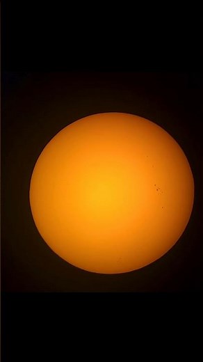 Live view of Sun with solar filter 👻☀️|