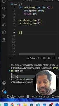 Why Python Interviews Ask This Question | Mutable Default Arguments Explained#PythonInterview