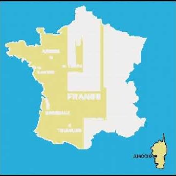 French Map with city names