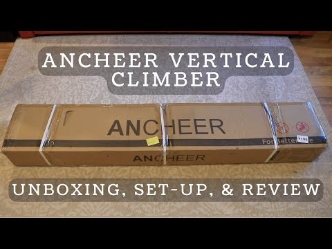 Ancheer Vertical Climber: Unboxing, Set-Up, and Review