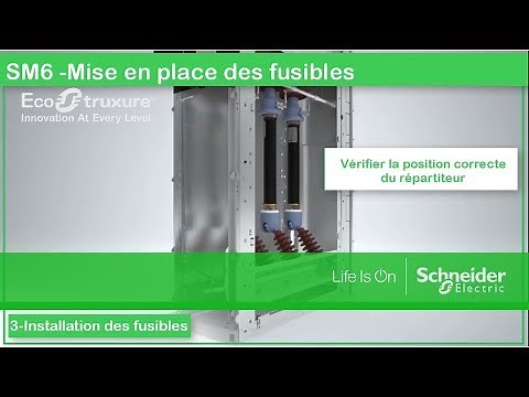 Mise en place des fusibles dans Cellules SM6