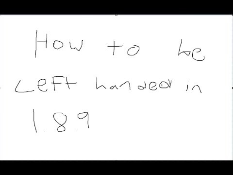 How to use your left hand in 1.8.9 (like 1.20.1