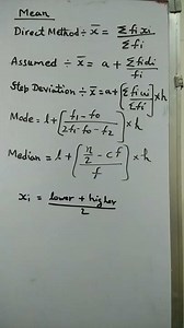 Class 10th Chapter 14 Statistics Formulas very important