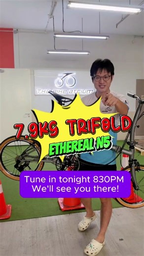Join us LIVE on TikTok as we reveal the lightest Ethereal Trifold Bicycle ever! 🎉 Get an exclusive first look at this ultra-lightweight folding bike designed for ultimate portability and performance.#TrifoldBicycle #FoldableBike #BestTrifold #lightesttrifold #viral #CyclingLife