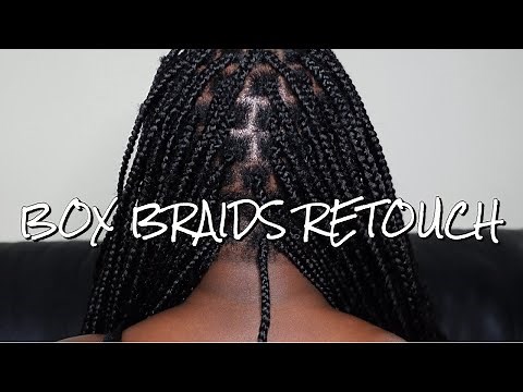 How To Touch Up Box Braids | Perimeter Refresh To Protect Your Edges