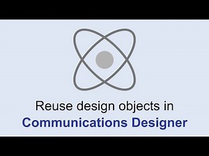 Reuse design objects in Communications Designer | OpenText Exstream
