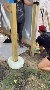 1.1M views · 3.1K reactions | Expanding foam for fence posts?! Would you try this? | Maker Gray | Facebook