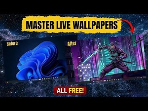 How to Set Live Wallpaper for Desktop & laptop Windows 10 & 11 Free download