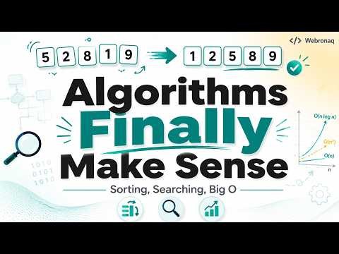 Sorting & Searching Algorithms Explained Simply