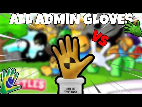 The Schlob vs All Admin Gloves | Roblox Slap Battles