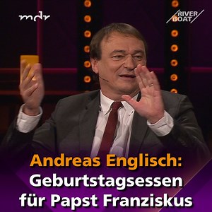 Andreas Englisch erzählte im Riverboat, warum fast das Geburtstagsessen für Papst Franziskus ausgefallen wäre - und was vier Hunde damit zu tun hatten. ❤️😊 | Riverboat