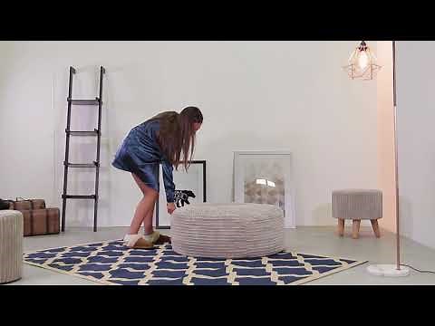 2 In 1 Bean Bag Chair & Pouffe by Lounge Pug