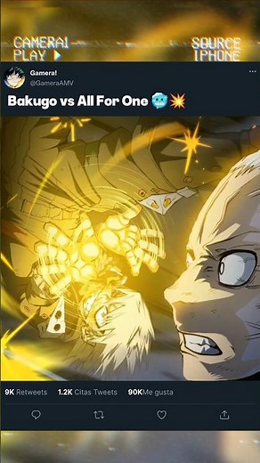 Bakugo vs AFO