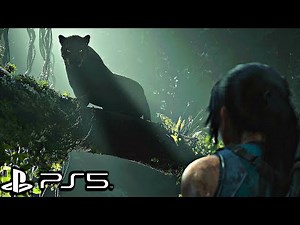 Shadow Of The Tomb Raider (PS5) - Jaguar Boss Fight (4K 60FPS)