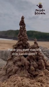 Have you ever made a drip sandcastle? 🏖 🏰 They’re so easy to make really satisfying to build! We’ve written a blog post about how to make one which you can link to here: www.mudandbloom.com/blog/drip-sandcastle By @denisekhope #dripsandcastle #dribblesandcastle #onthebeach #beachfun #mudandbloom | Mud & Bloom