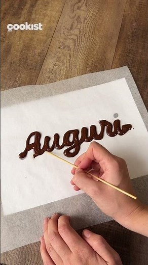 SCRITTE DI CIOCCOLATO: il trucco per farle in 1 minuto 💪