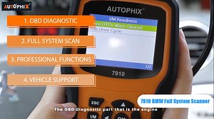 Watch Autophix 7910 OBD2 Scanner _ BMW Airbag ABS Bleeding ...etc on Amazon Live