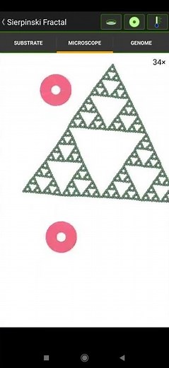 Cell Lab - Sierpinski Fractal