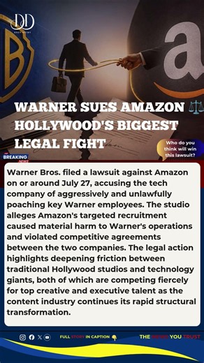 Warner Bros. SUES Amazon — Hollywood's Biggest Legal Battle of 2026